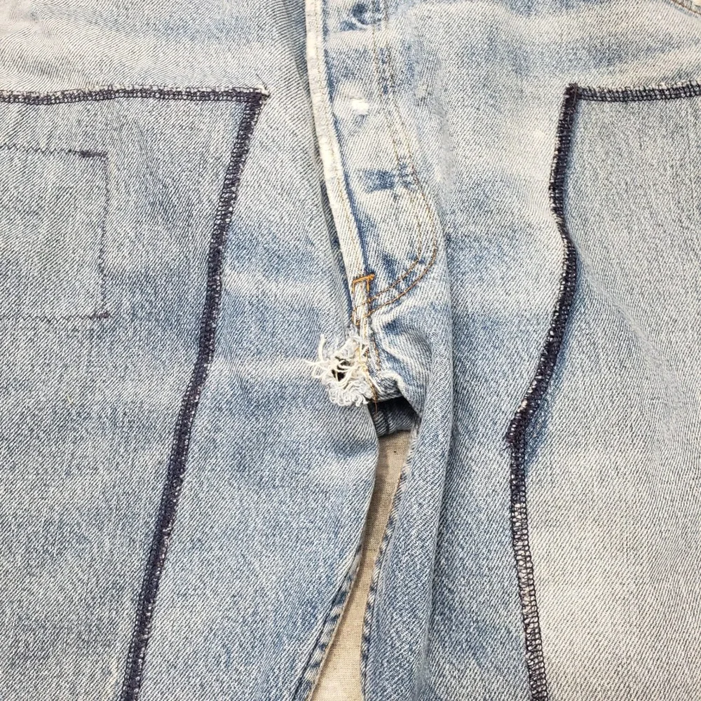 Vintage Levis 501 Jeans Mens 36x30 Blue Button Fly Straight Leg Workwear USA